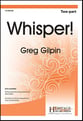 Whisper! Two-Part choral sheet music cover
